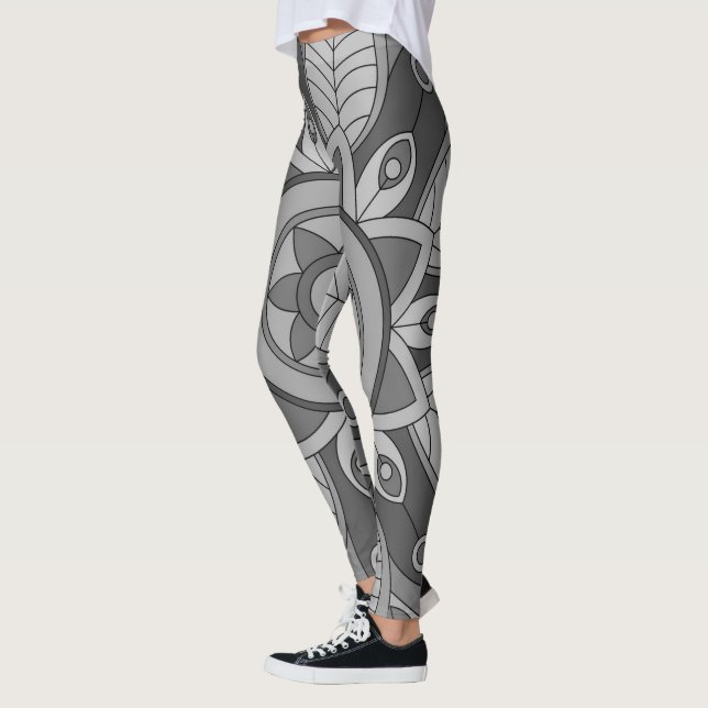 Leggings com arte de azul (Esquerda)