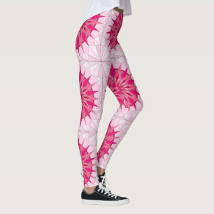 Leggings com arte rosa adorável