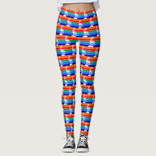 Leggings com bandeira da Flórida