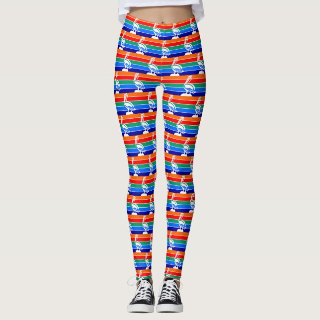 Leggings com bandeira da Flórida (Frente)