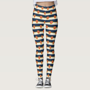 Leggings com bandeira de Tulsa, Oklahoma