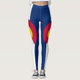 Leggings com bandeira do Estado do Colorado, EUA