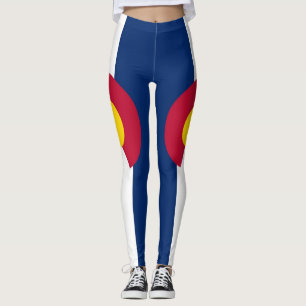 Leggings com bandeira do Estado do Colorado, EUA