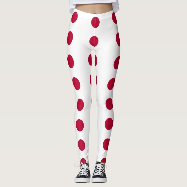 Leggings com bandeira do Japão (Frente)