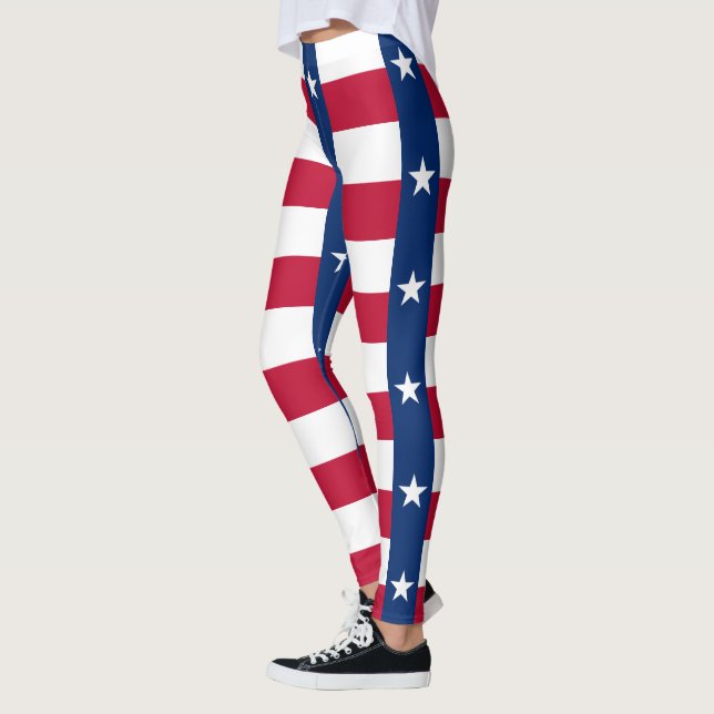 Leggings com bandeira do Texas, EUA (Esquerda)