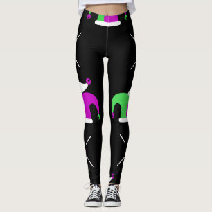 Leggings com Chapéu de Bobo do Carnaval