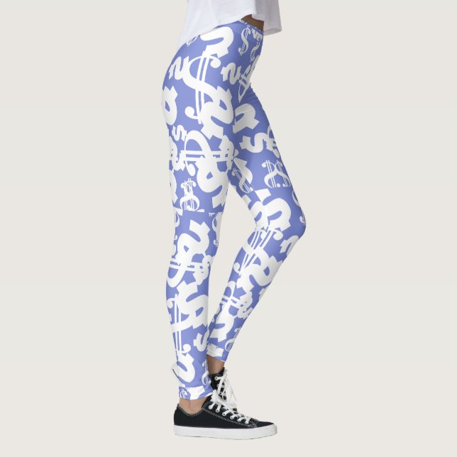 Leggings com Estampa de Dólares Dinheiro Incrível (Direita)