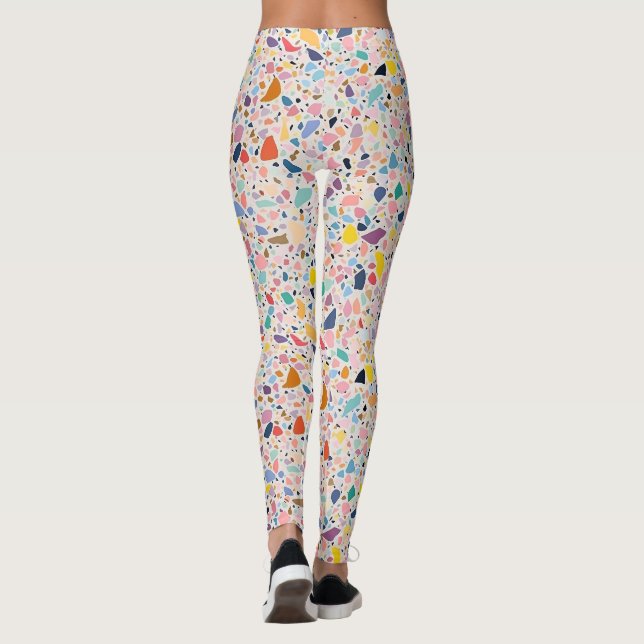 Leggings com Estampa de Terrazzo – Edição Artístic (Verso)