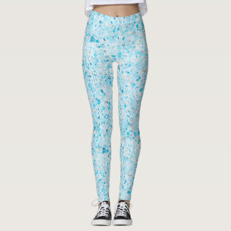 Leggings com Estampa de Terrazzo – Estilo Moderno
