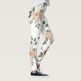 Leggings com Estampa Floral