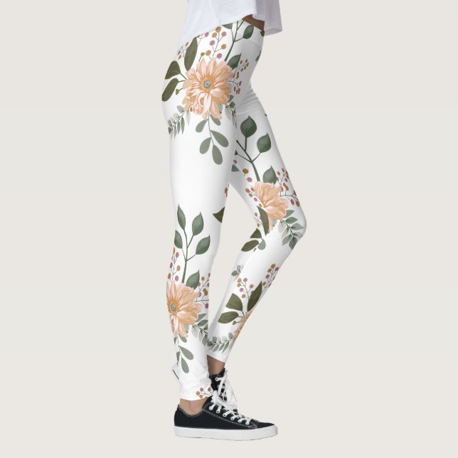 Leggings com Estampa Floral (Direita)