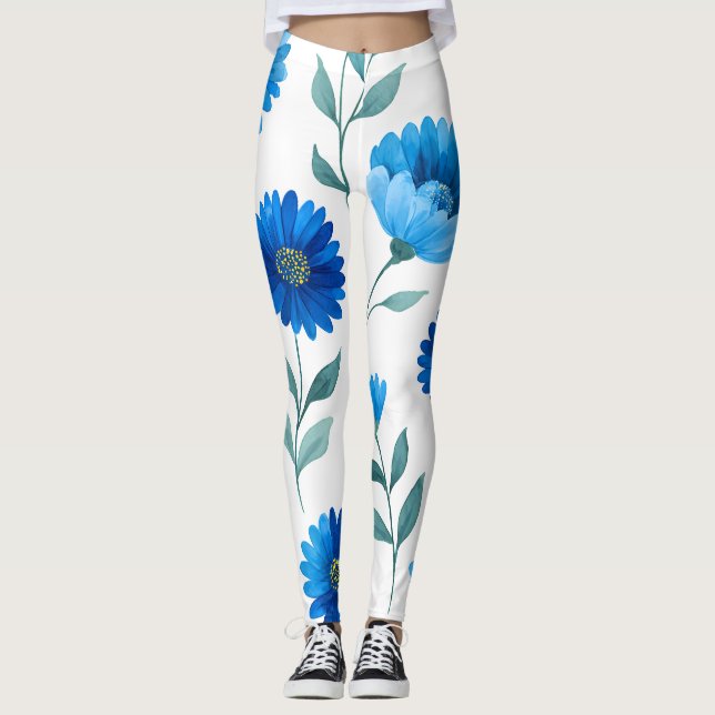 Leggings com Estampa Floral Total (Frente)