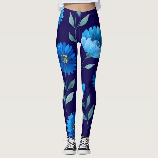 Leggings com Estampa Floral Total (Frente)
