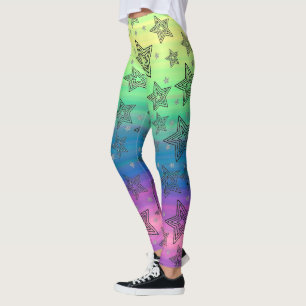 Leggings com Estrelas
