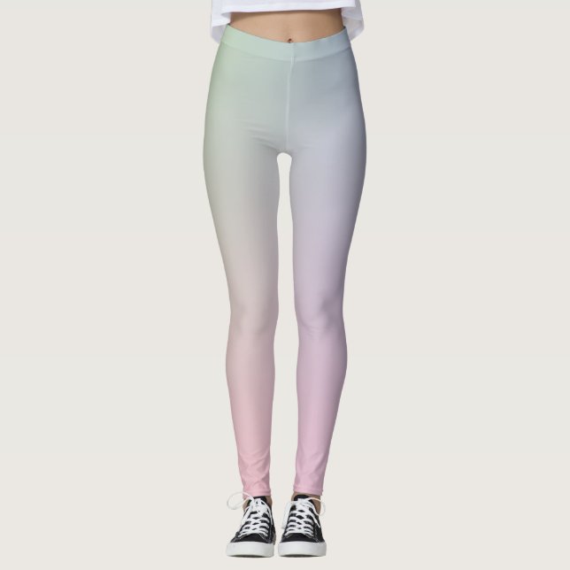 Leggings com Gradiente da Moda (Frente)