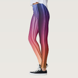 Leggings com Gradiente Listrado