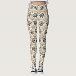 Leggings com Padrão de Chacal Geométrico – Tribal