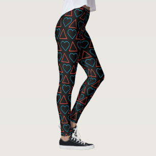 Leggings com Padrão "Encontre o Amor na Mudança"