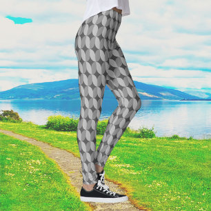 Leggings com padrões mono-60