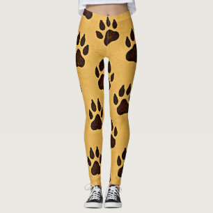 Leggings com Pegada de Guepardo – “Corra Selvagem