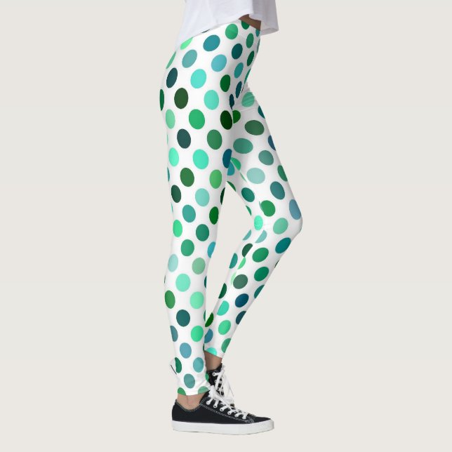 Leggings com pontos verdes (Direita)