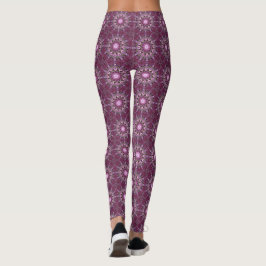 Leggings com Tapete Persa Roxo