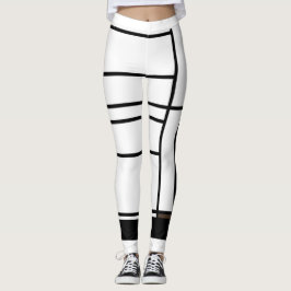 Leggings Composição I com marrom
