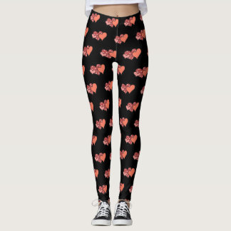 Leggings Corações de São Valentim