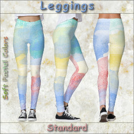 LEGGINGS - Cores de Pastel Suaves