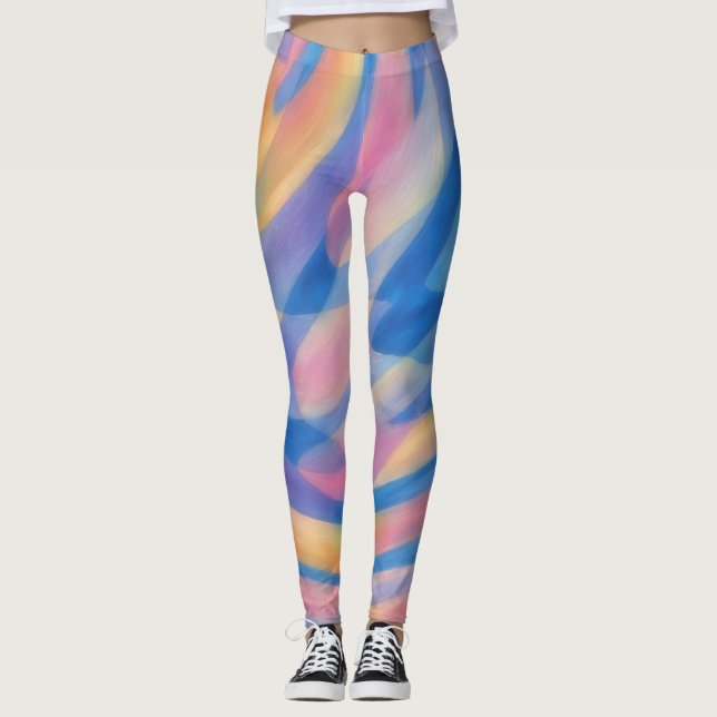Leggings Corridas Coloridas (Frente)