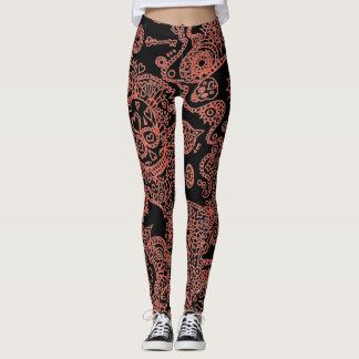 Leggings Crânio Açucarado