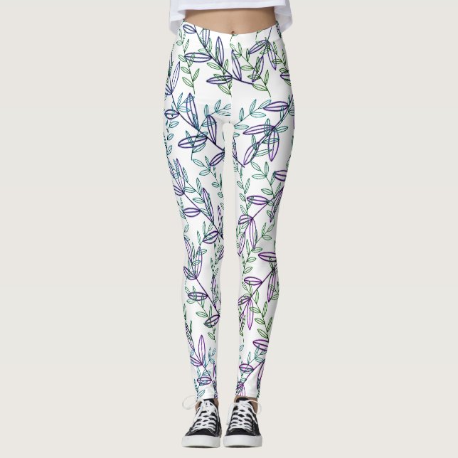 Leggings creeping plants (Frente)