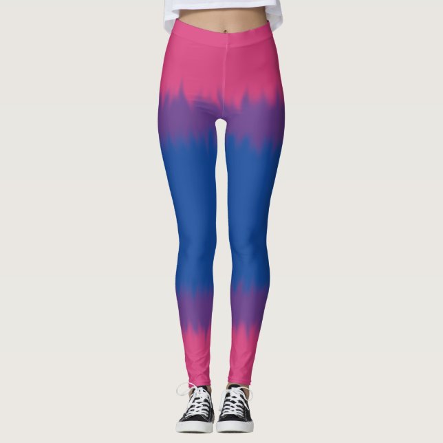 Leggings da Bandeira Bissexual (Frente)