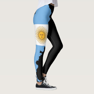 Leggings da Bandeira da Argentina - Presente Perso