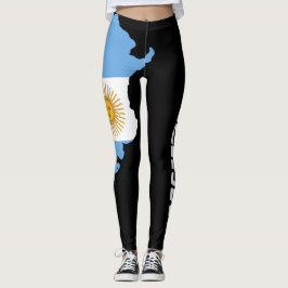 Leggings da Bandeira da Argentina - Presente Perso