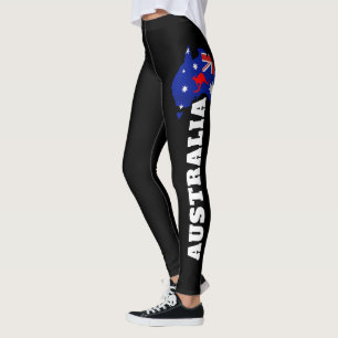 Leggings da Bandeira da Austrália - Roupas Patriót