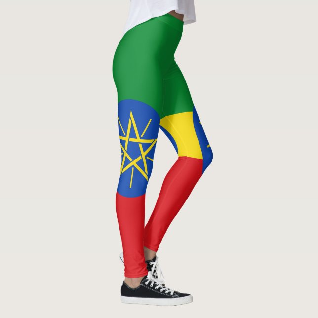 Leggings da Bandeira da Etiópia (Direita)