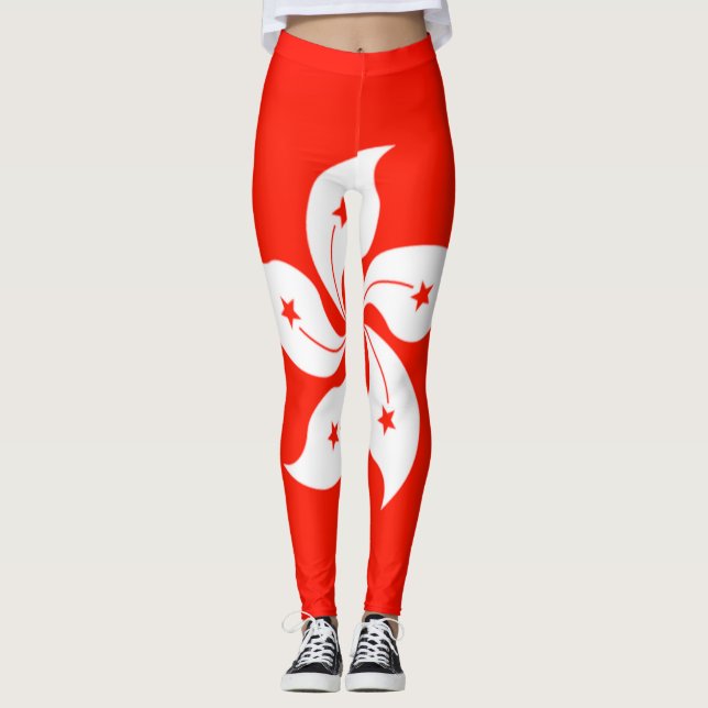 Leggings da bandeira de Hong Kong (Frente)