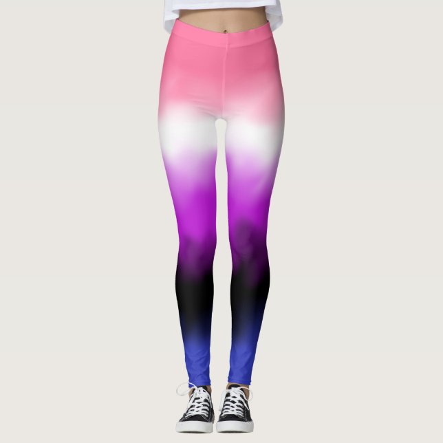 Leggings da Bandeira Genderfluid (Frente)