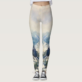 Leggings da Cena de Montanha