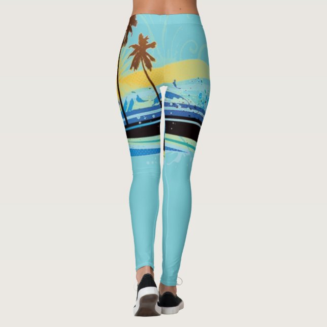 Leggings da Cena de Verão (Verso)