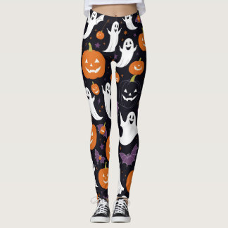 Leggings da estação Spooky: Na moda e confortável
