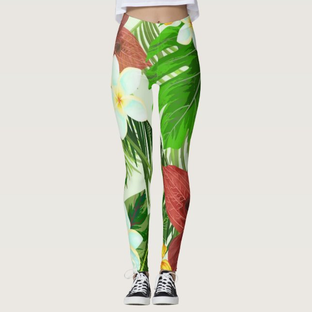 Leggings da floresta tropical úmida (Frente)