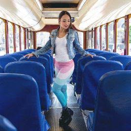 Leggings da Moda Arco-Íris