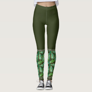 Leggings da Monstera do fosco