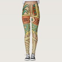Leggings da pena Apache por GOWELS