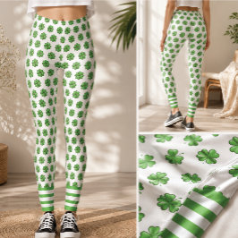 Leggings da Sorte do Dia de São Patrício – Festiv