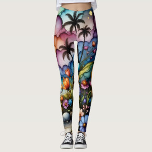 Leggings das Flores Fantásticas