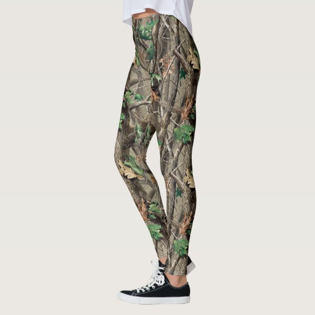 Leggings das mulheres da Woodland Camo (Esquerda)