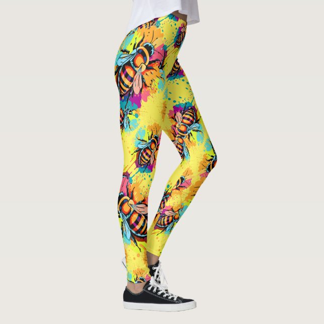 Leggings de abelha-de-bico - Leggings de abelha-de (Direita)